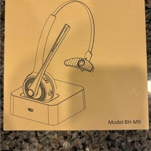 Bluetooth Headset with Microphone, Wireless Headset with Noise Canceling Mic